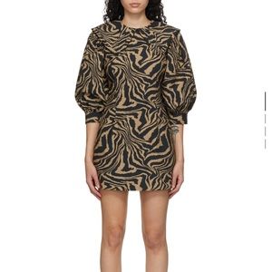Ganni Tiger’s Eye Organic Cotton One piece